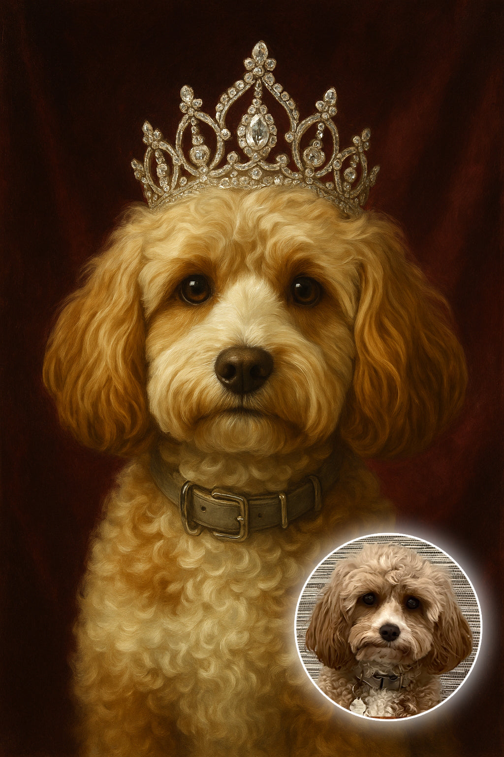 Pet Illustration with an Accessory