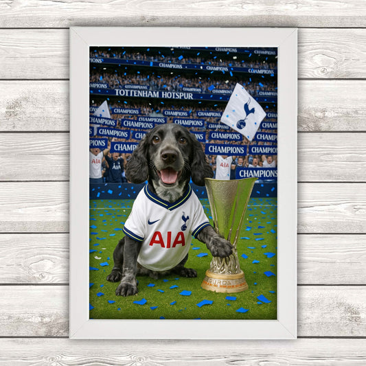 YOUR Spurs Dog with Europa Cup