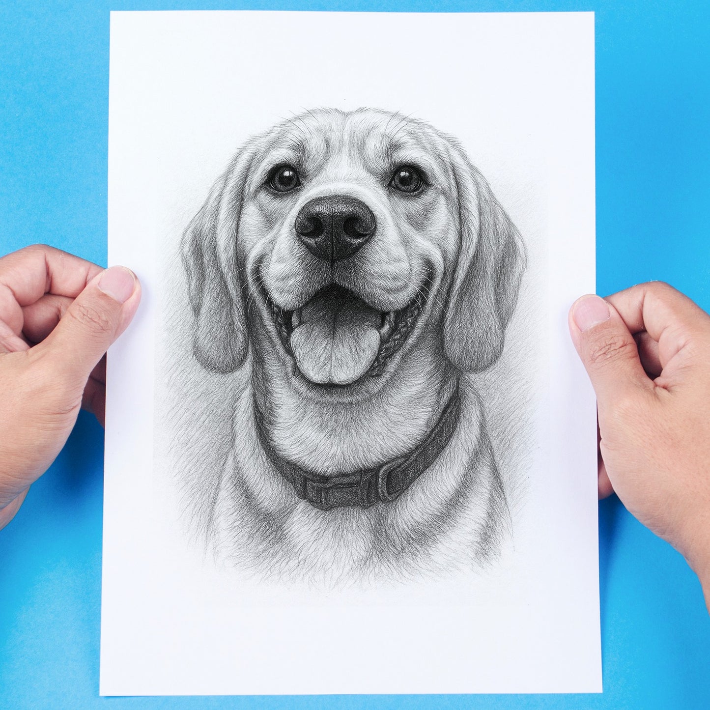 Pencil Sketch Pet Print