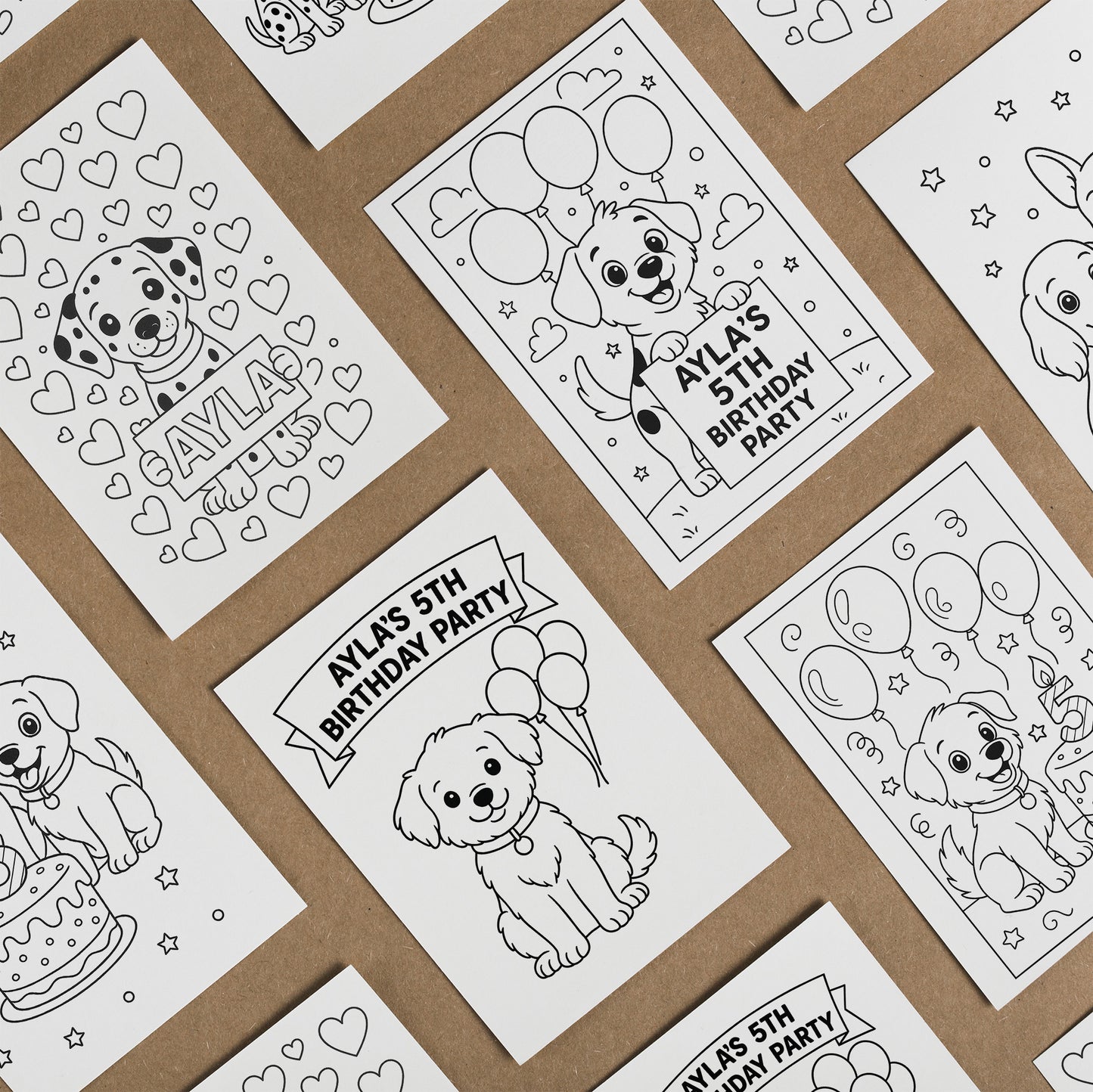 Personalised Colouring Sheets