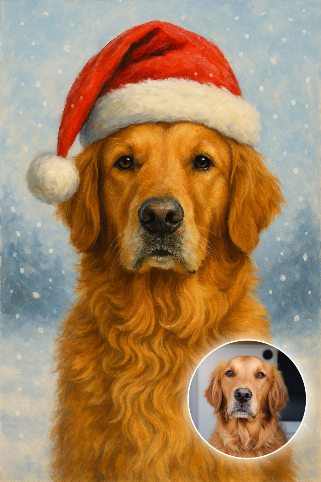 Pet Illustration with an Accessory