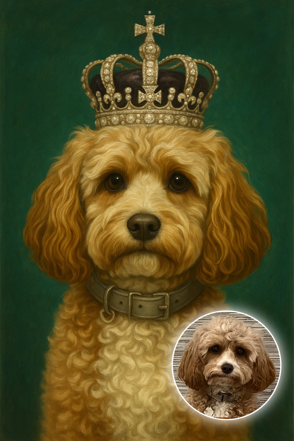 Pet Illustration with an Accessory