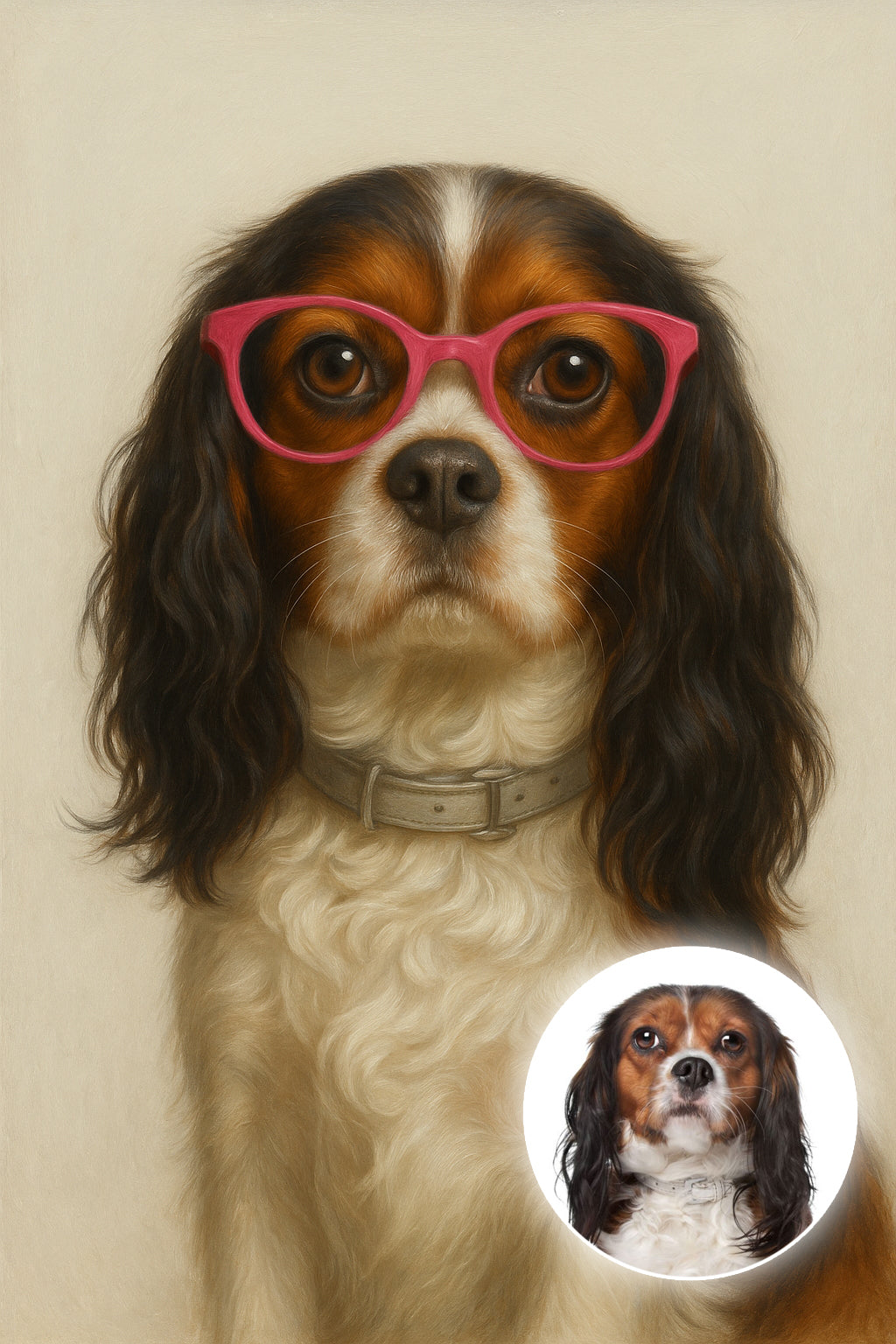 Pet Illustration with an Accessory