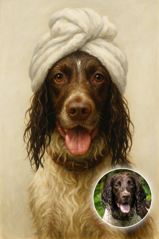 Pet Illustration with an Accessory