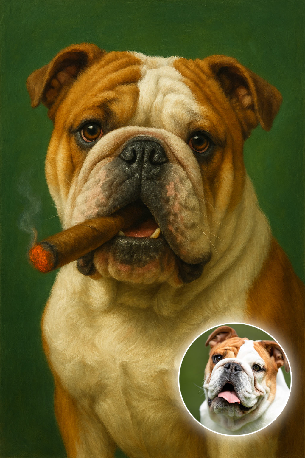 Pet Illustration with an Accessory