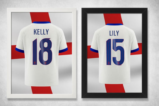 England Football Shirt Prints
