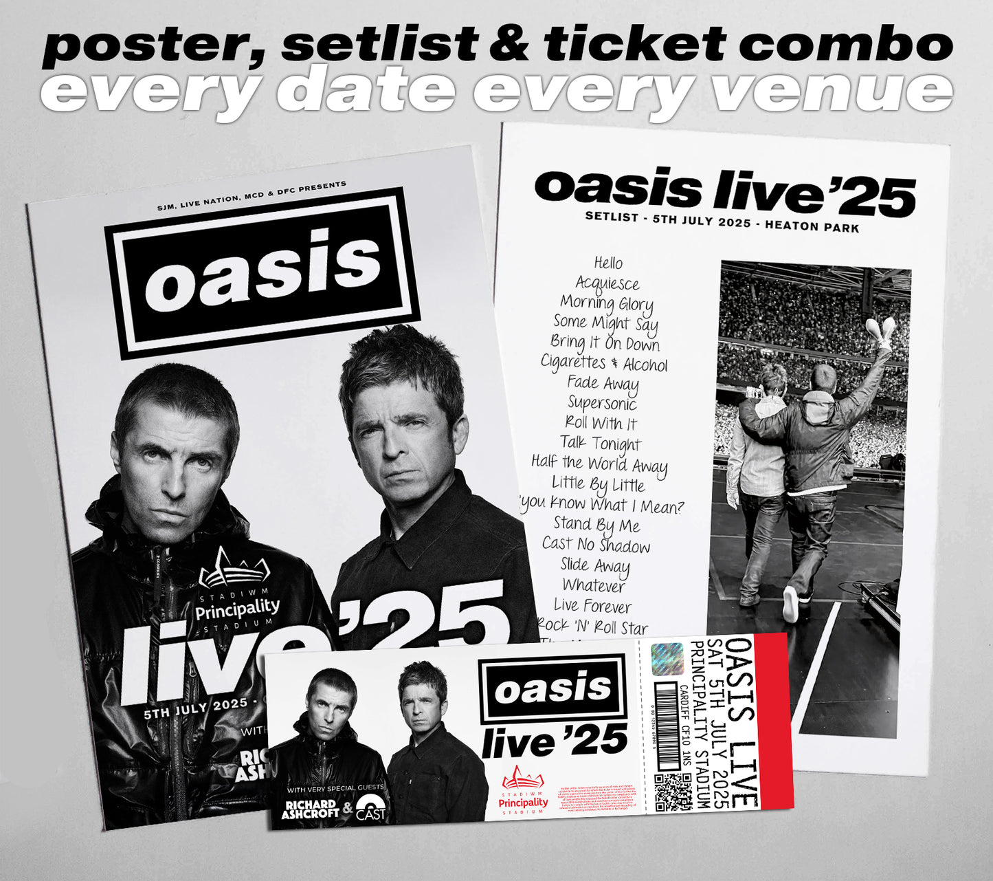 Oasis Live 2025 Combo