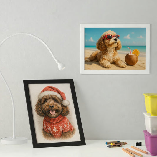 Framed Pet Print - Christmas Special for Collection only