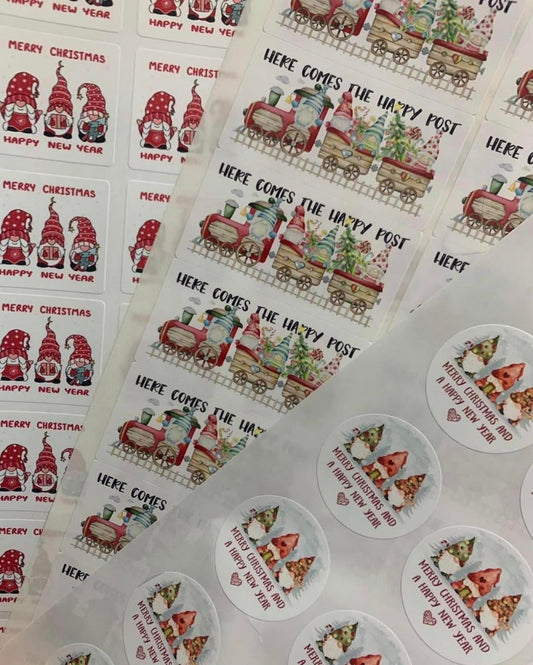 Gonk Christmas Stickers
